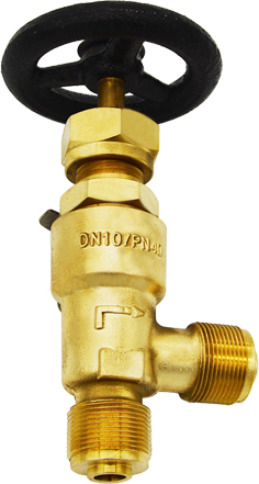 船用外螺纹青铜直角截止阀（截止止回阀）