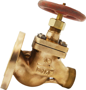 船用法兰青铜直通消防阀