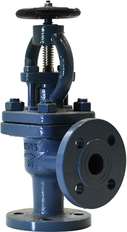 船用法兰铸钢直角截止阀（截止止回阀 ）