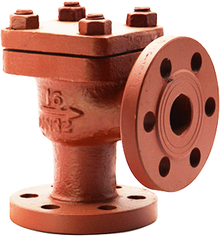 船用法兰铸铁直角止回阀