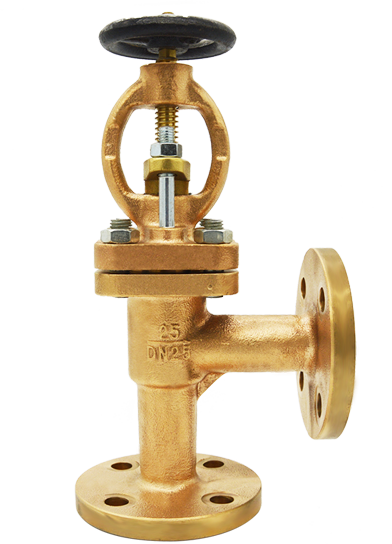 船用法兰青铜直角截止阀（截止止回阀）